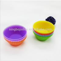 Food-grade Round Silicone Muffin Cup Cake Molds