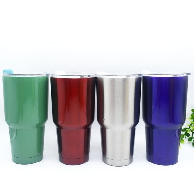 Customized  double wall  portable stainless steel car beer vacuum coffee cup