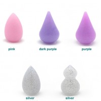 silicon powder puff makeup remover sponge