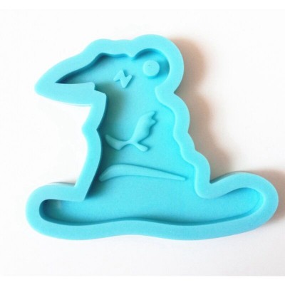 Wizard hat key chain silicone mold